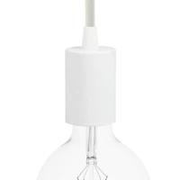Fitting lamp wit e27 rond vlak met trekontlaster