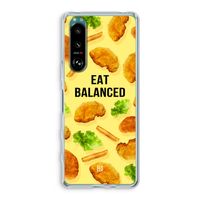 Eat Balanced: Sony Xperia 5 III Transparant Hoesje