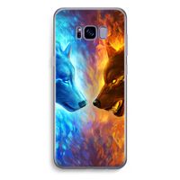 Fire & Ice: Samsung Galaxy S8 Plus Transparant Hoesje Fire & Ice: Samsung Galaxy S8 Plus Transparant Hoesje