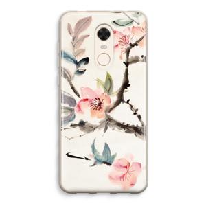 Japanse bloemen: Xiaomi Redmi 5 Transparant Hoesje