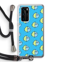 Visjes: Huawei P40 Transparant Hoesje met koord