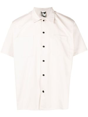 GR10K chemise à poche poitrine plaquée - Tons neutres