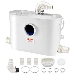 VEVOR 900W rioolpompstation 180 L/min vuilwaterpomp 12m