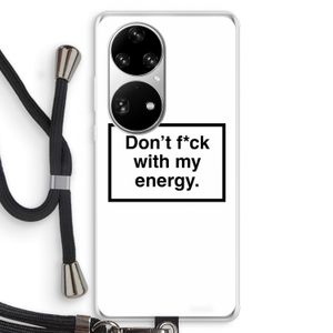 My energy: Huawei P50 Pro Transparant Hoesje met koord