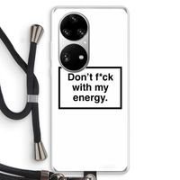 My energy: Huawei P50 Pro Transparant Hoesje met koord
