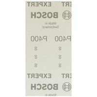 Bosch Accessories EXPERT M480 2608900760 Schuurnet voor vlakschuurmachine Ongeperforeerd Korrelgrootte (num) 400 (l x b) 186 mm x 93 mm 50 stuk(s)