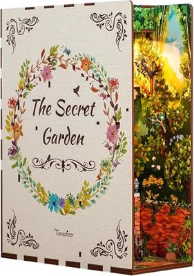 Tone-cheer Book Nook Secret Garden DIY Modelbouw Knutselen