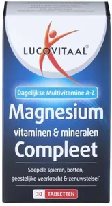 Lucovitaal Supplement Magnesium, Vitamine, Mineralen Compleet - 30 Tabletten