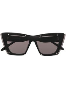 Alexander McQueen lunettes de soleil à monture papillon - Noir