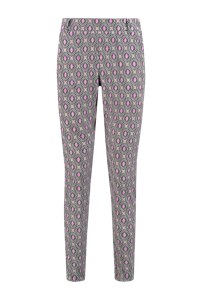 Helena Hart 7510disc Broek Chino Print Disc Chino Pink