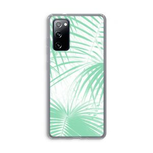Palmbladeren: Samsung Galaxy S20 FE / S20 FE 5G Transparant Hoesje