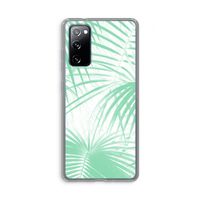 Palmbladeren: Samsung Galaxy S20 FE / S20 FE 5G Transparant Hoesje
