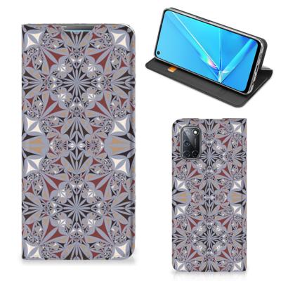 OPPO A52 | A72 | Standcase | Flower Tiles
