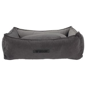 Wooff Mand Cocoon Rib Velours Antraciet Small 60 x 40 x 18 cm