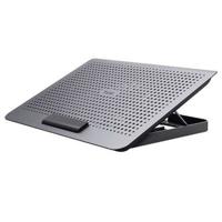 Laptopsteun met Ventilator Trust Exto Metaal Grijs - thumbnail