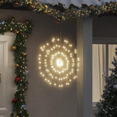 VidaXL Kerstverlichting vuurwerk 4 st 140 warmwitte led&apos;s 17 cm