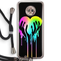 Hold My Heart: Motorola Moto G6 Transparant Hoesje met koord