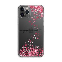 Hartjes en kusjes: iPhone 11 Pro Max Transparant Hoesje