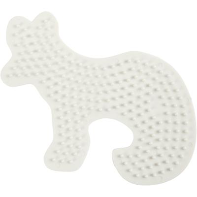 NABBI biobeads grondplaat, vos, afm 9,5x13,4 cm, medium, 1 stuk