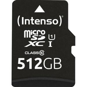 Intenso 512GB microSDXC Performance microSD-kaart 512 GB Class 10 UHS-I Waterdicht