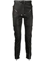 Rick Owens pantalon skinny à détails de zips - Noir - thumbnail