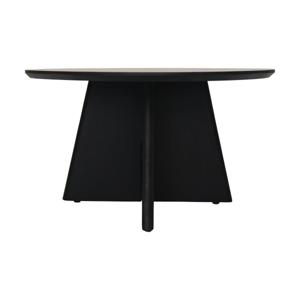 Ronde Salontafel - 80X80X45 - Zwart - Mango
