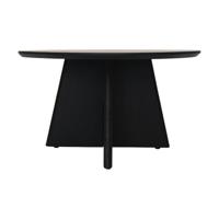 Ronde Salontafel - 80X80X45 - Zwart - Mango
