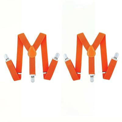 Verkleed party bretels - 2x - oranje supporters - koningsdag - voor volwassenen
