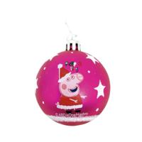 Kerstbal Peppa Pig Cosy corner Fuchsia 6 Stuks Plastic (Ø 8 cm)