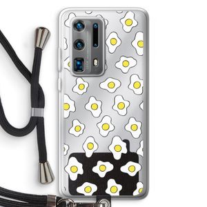 Spiegeleitjes: Huawei P40 Pro Plus Transparant Hoesje met koord