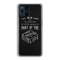 Life: Oppo Find X3 Transparant Hoesje