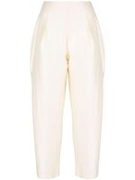 Vanina pantalon court à taille haute L'eternel - Blanc