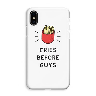 Fries before guys: iPhone XS Max Volledig Geprint Hoesje
