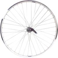 Achterwiel 28 x 1/4" ZAC 19 met favorit remnaaf - zilver