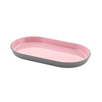 Dienblad Inde Melamine Roze/Grijs 28 x 16 x 2,5 cm - thumbnail