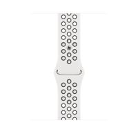 Apple MPH13ZM/A slimme draagbare accessoire Band Zwart, Wit Fluorelastomeer - thumbnail