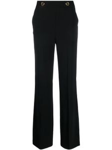 PINKO pantalon évasé à taille haute - Noir