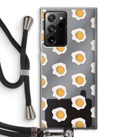Bacon to my eggs #1: Samsung Galaxy Note 20 Ultra / Note 20 Ultra 5G Transparant Hoesje met koord