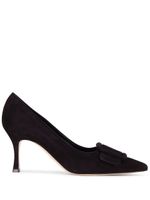 Manolo Blahnik escarpins May 70 mm à détail de boucle - Noir