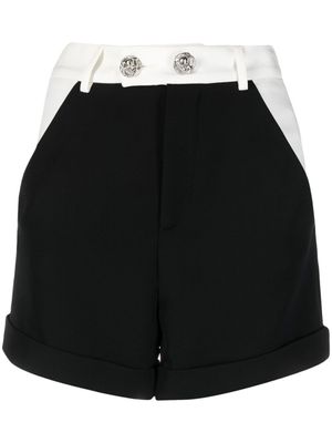 Philipp Plein short Cady bicolore - Noir