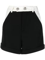 Philipp Plein short Cady bicolore - Noir