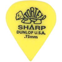 Dunlop Tortex Sharp Yellow 0.73mm plectrum - thumbnail