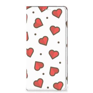 Samsung Galaxy A71 Hoesje met Magneet Hearts