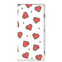 Samsung Galaxy A71 Hoesje met Magneet Hearts