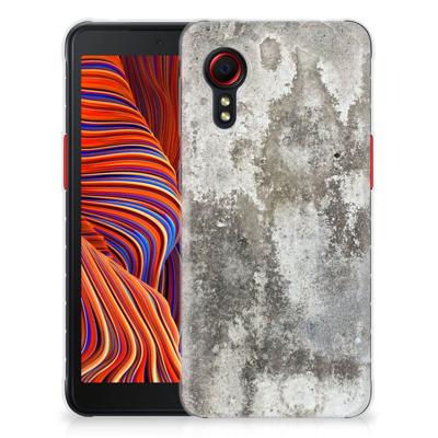 Samsung Galaxy Xcover 5 | TPU | Siliconen hoesje | Beton Print