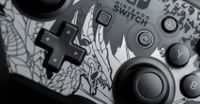 Nintendo Switch Pro Controller Monster Hunter Rise: Sunbreak Edition Zwart, Grijs, Zilver Bluetooth Gamepad Analoog/digitaal Nintendo Switch - thumbnail