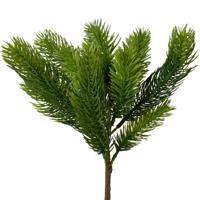 Kersttak/dennentak - groen - L25 cm - kunsttak - kerststukje maken nep tak