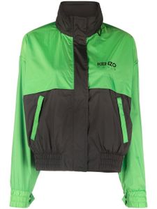 Kenzo veste imprimée à capuche - Noir