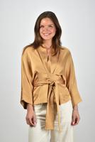 Sea Me Happy top Alaya Satin gold