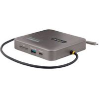 StarTech.com USB C Multiport Adapter, Dual HDMI Video, 4K 60Hz, 2-Port 10Gbps USB 3.1 Hub, 100W USB